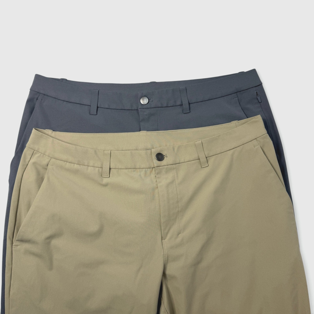 Lululemon ABC Classic Fit Trouser Pant Mens 36x26 Warpstreme LM5AR1S LOT OF 2